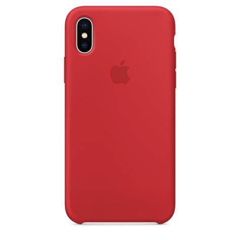 Apple Silicone Case - оригинален силиконов кейс за iPhone X, iPhone XS ...