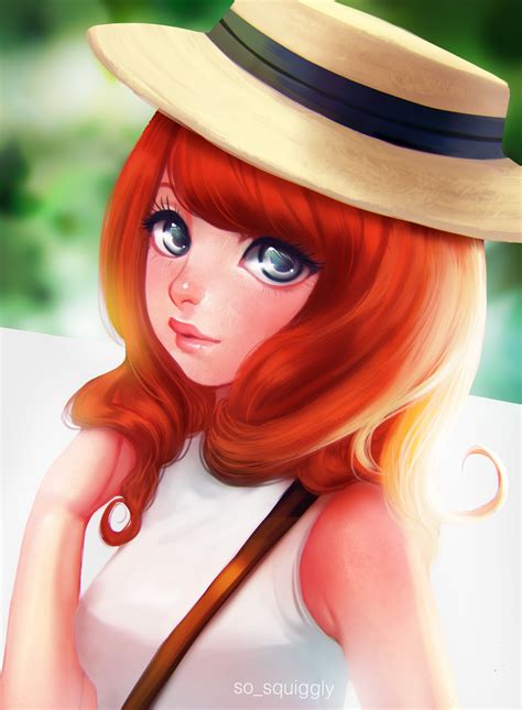 ArtStation - Redhead Portrait + Process