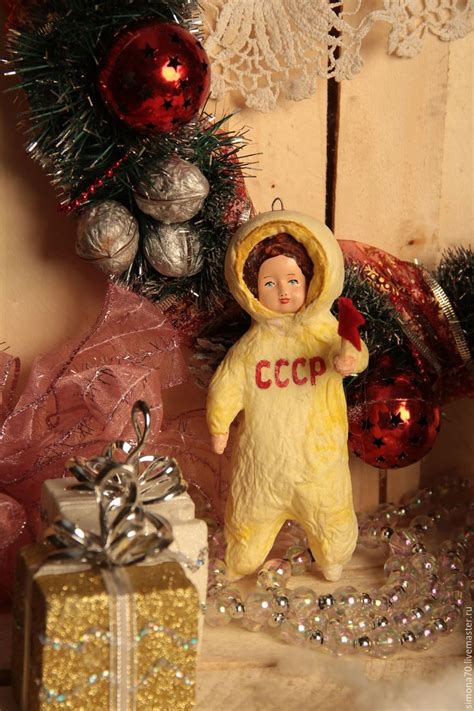 Купить Ватная игрушка "Космонавт " - желтый, космонавт, ватная игрушка ...