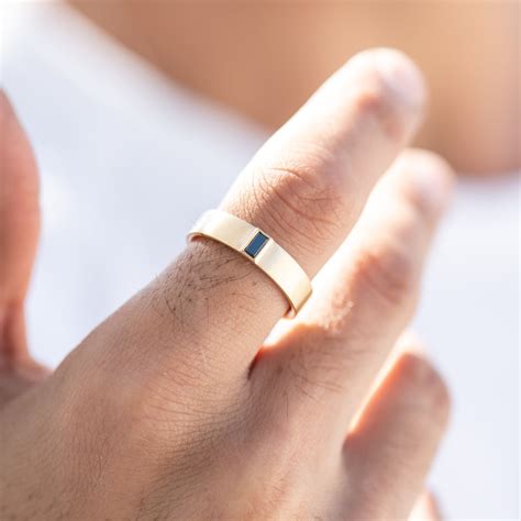 black wedding band with diamonds for men 4