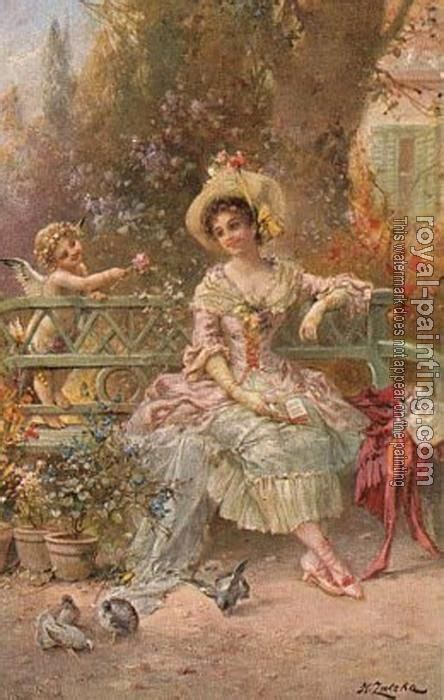 Hans Zatzka painting by Hans Zatzka | Oil Painting Reproduction | Art ...