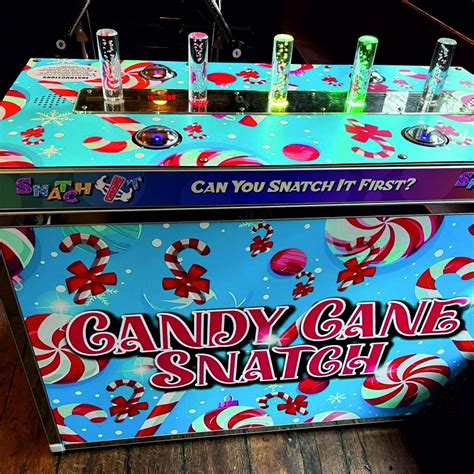 candy cane snatch  game hire  christmas