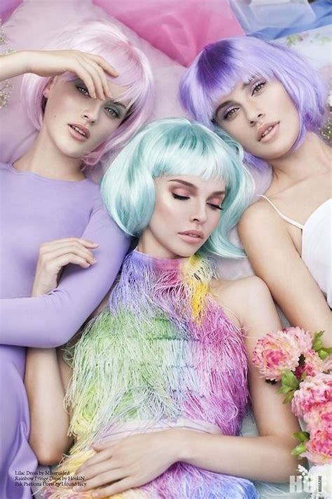Фейерверк фотографий красивых девушек | Pastel fashion, Pastel hair ...