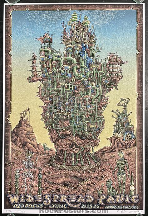 AUCTION - Widespread Panic - Morrison '16 - Emek - Artist Proof - Mint