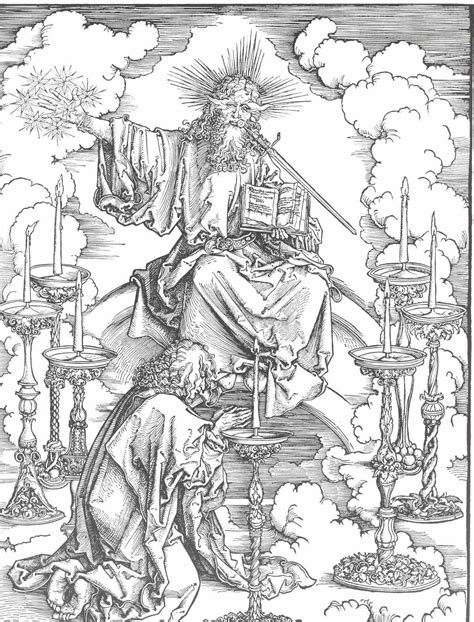 Durer: The Revelation of St John: 2. St John's Vision of Christ and the ...