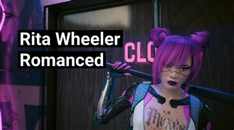 Rita Wheeler Romanced - Cyberpunk 2077 Mod