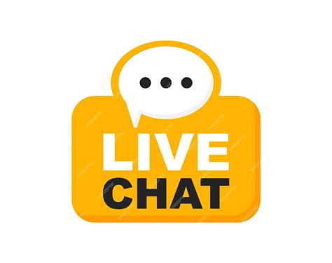 Premium Vector | Live chat icon with speech bubble Support service