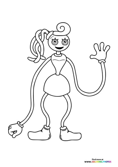 Mommy Long Legs - Coloring Pages for kids
