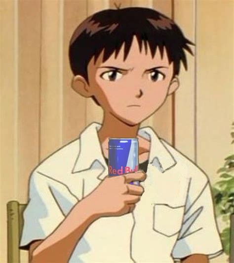 Create meme "Shinji Ikari with a mug, Shinji" - Pictures - Meme-arsenal.com
