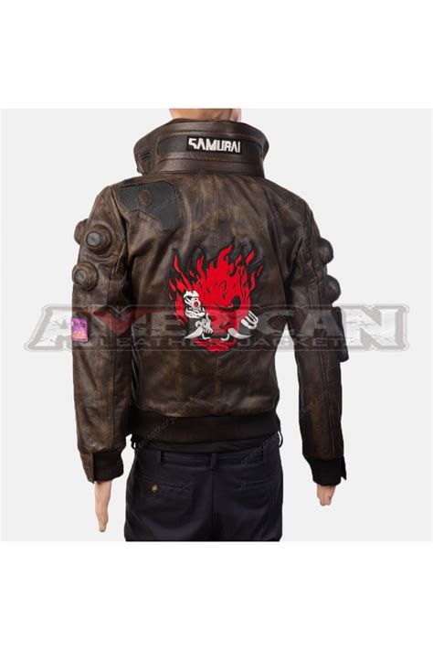 Samurai Cyberpunk 2077 Leather Jacket