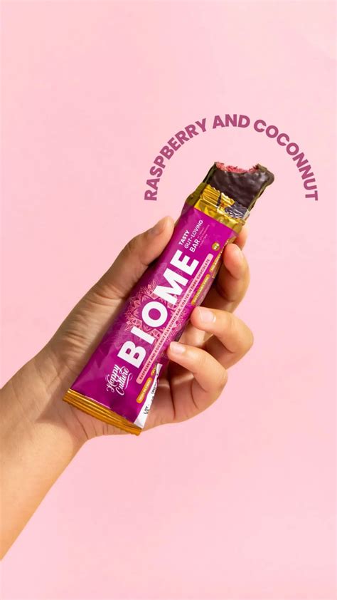 BIOME BARS 50g - Raspberry and Coconut – The Health Food Emporium