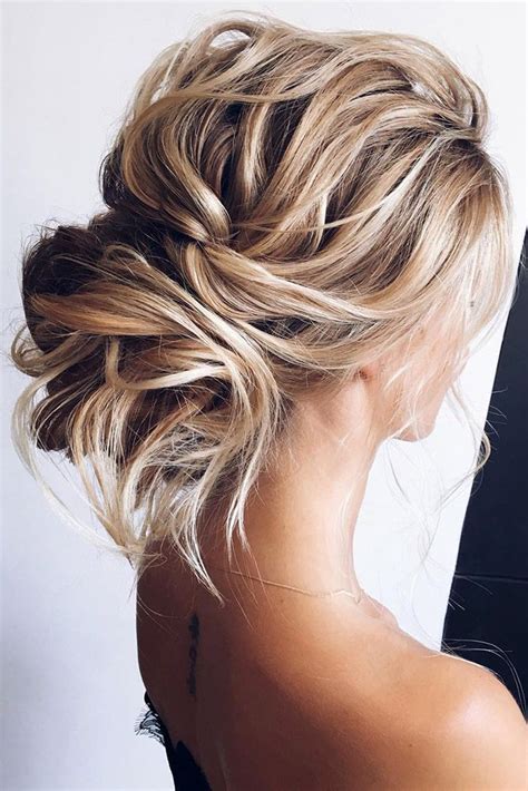 Messy Curly Wedding Updos