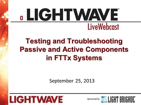 Webinar - Testing and Troubleshooting Passive and Active Components in ...