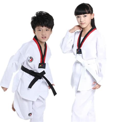 Aliexpress.com : Buy Classic Children Taekwondo Clothes Long Sleeve Taekwondo Uniforms Adult ...