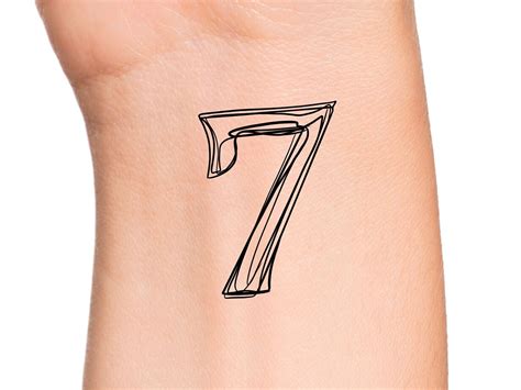 Number 7 Tattoo Designs