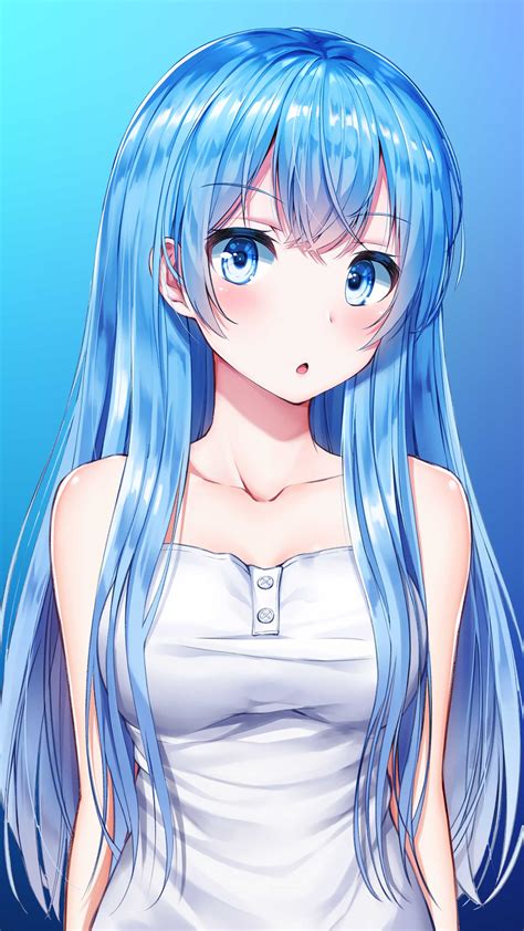 Anime Girl Blue Wallpapers - Top Free Anime Girl Blue Backgrounds