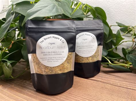Organic Heartburn Relief Tea | The Desert Hippie & Co