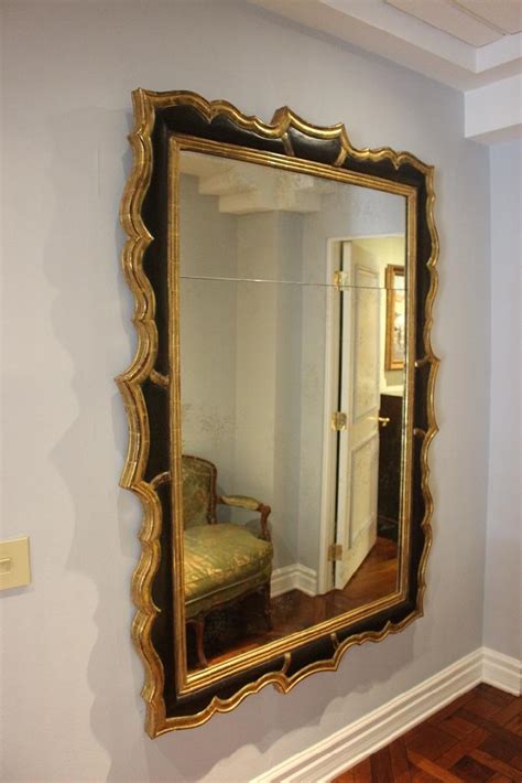 Black and Gold Mirror - Maison Felice