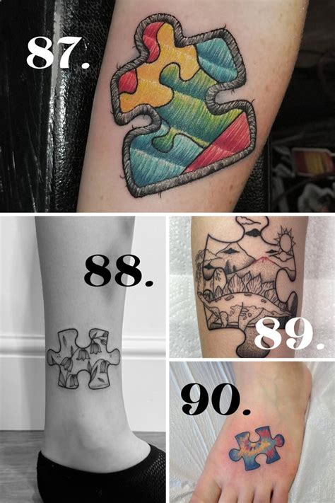 99 Matching Puzzle Piece Tattoo Ideas - Tattoo Glee