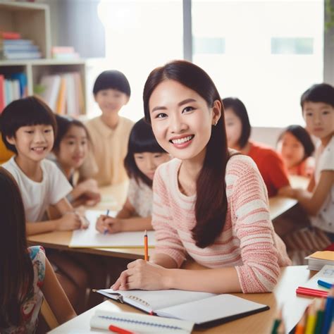 premium photo  photo group  kids paying attention  class