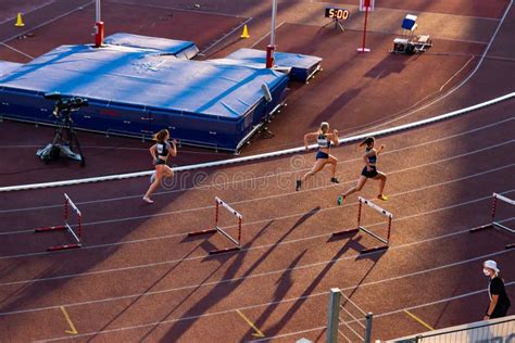 OSTRAVA, CZECH REPUBLIC, SEPTEMBER 8. 2020: Sprinters Race ...