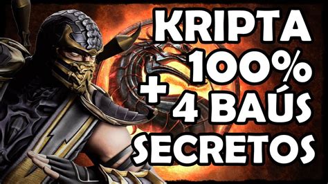 Mortal Kombat 9 - Kripta 100 % e 4 Baús Secretos - YouTube
