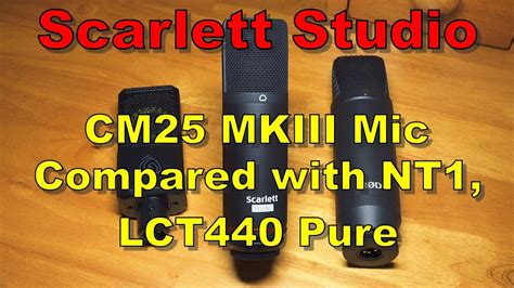 Scarlett Studio CM25 MKIII Microphone - YouTube
