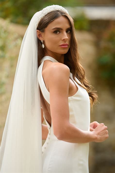 Crystal, Pearl & Applique Satin Band - Richard Designs