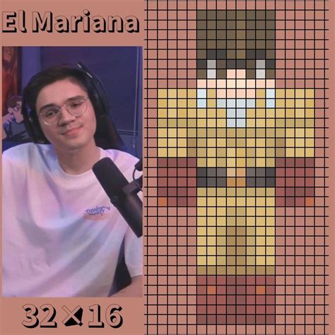 el mariana skin minecraft imagenes cuadriculadas arte de pixeles