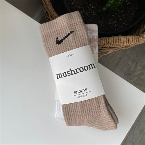 Nike Nude/Neutral Hand-Dyed Dri-Fit Socks by RHOOTS | Etsy
