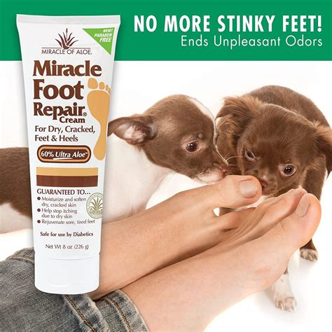 Miracle Foot Repair Cream - Fast Relief for Dry, Cracked, Itchy Feet