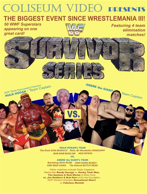 Survivor Series 1987 Poster Remake by Cleest19xxltfu on DeviantArt