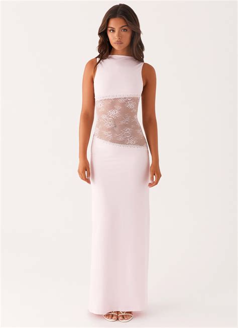 Lucinda Maxi Dress - Pink – Peppermayo