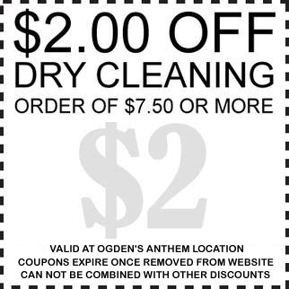 Coupons - Ogden's Cleaners Anthem AZ