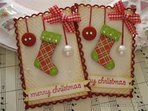 Идеи для новогодних открыток | Christmas cards handmade, Homemade ...