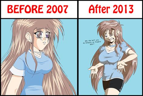 Dem HUGE Breasts_Draw it Again Meme 3 by Natty354 on DeviantArt