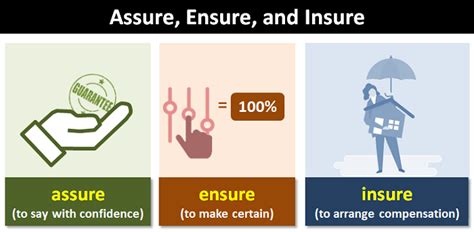 assure ensure  insure