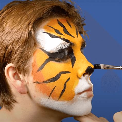 Face paint tiger design | bonus video included