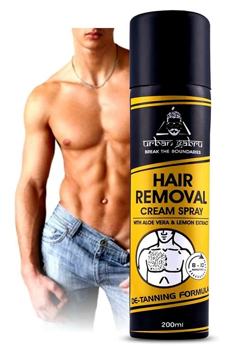 Urban Gabru Hair Removal Cream Spray - 6.7 Fl.Oz (200 ml)
