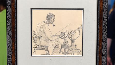 Antiques Roadshow - Appraisal: Norman Rockwell Charcoal Self-Portrait ...