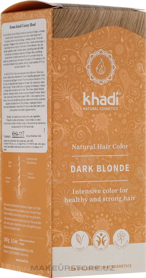 Khadi Haarfarbe - Органическая краска для волос | Makeupstore.uz