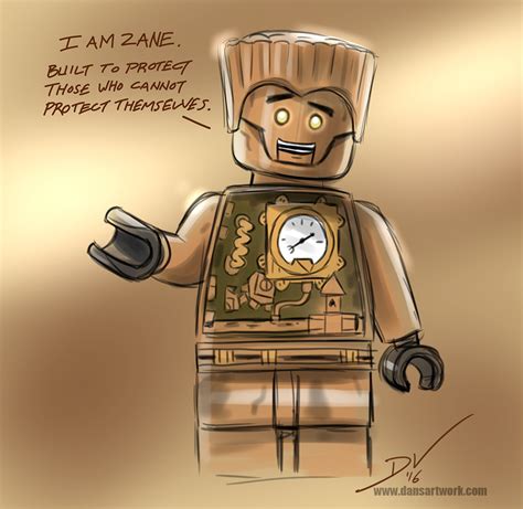 Artworks by Dan Veesenmeyer : Had to sketch ECHO ZANE from Lego Ninjago ...