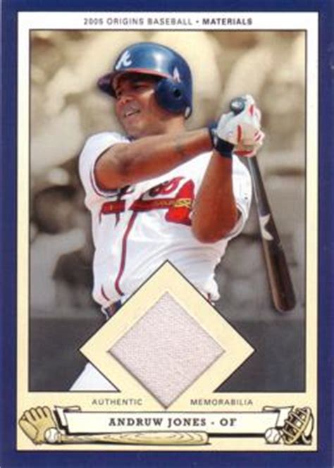 Andruw Jones Baseball Rookie Card