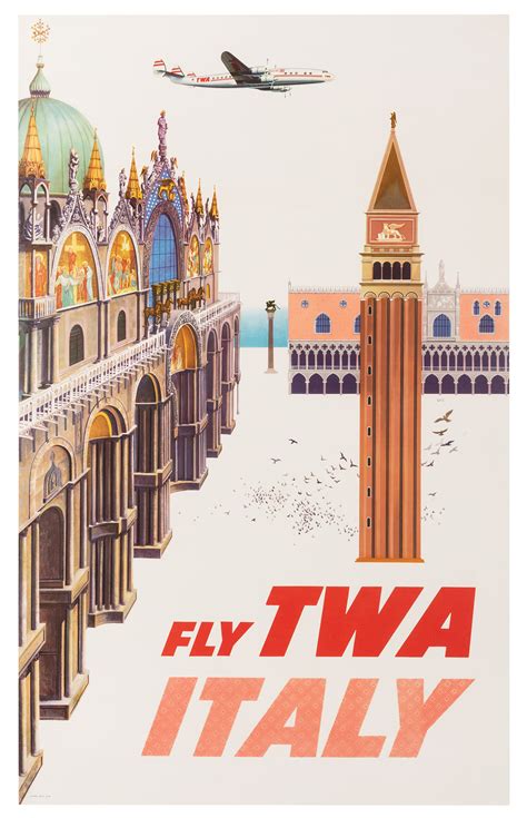 Lot Detail - Italy. Fly TWA.
