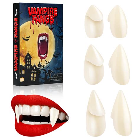 Amazon.com: Givivion Vampire Teeth Fangs for Adults, Vampire Fangs with