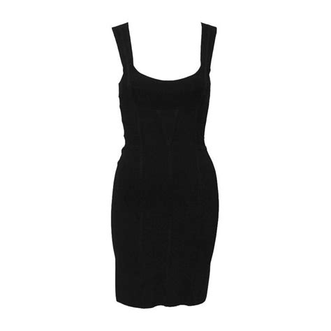 1983 Azzedine Alaia Black Body-Con Bandage Dress at 1stDibs | azzedine ...