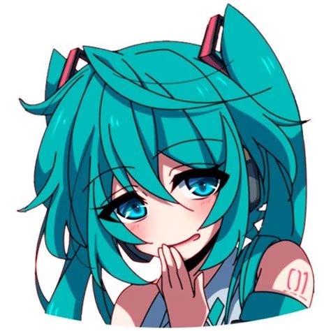 “Miku” stickers set for Telegram