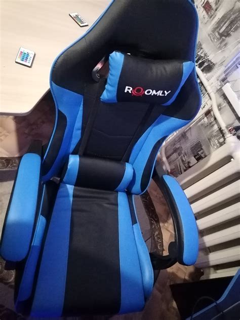 Roomly Игровое компьютерное кресло Нагрузка 150 кг., эргономичная ...