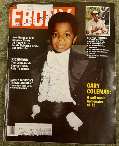 Ebony Magazine June 1980 Gary Coleman Cover