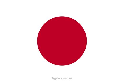 Купить флаг Японии - прапор Японії в Киеве с доставкой - FlagStore.com.ua